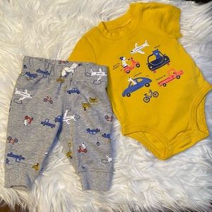 Carter’s onesie and pants set